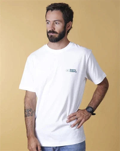  Elsk - Earth Karma Brushed T-Shirt - Optic White 